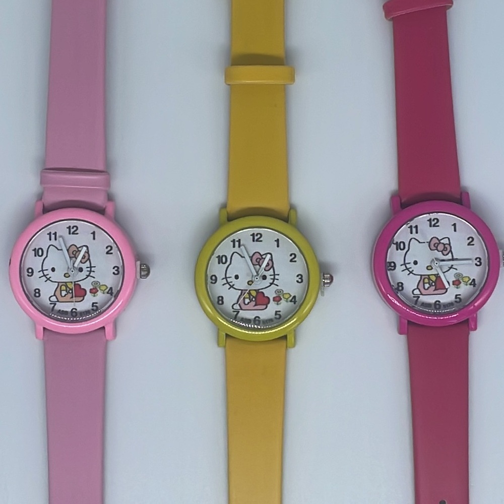 3 New hello Kitty watches- retail value $110- great deal!!!  @ $35 for all 3